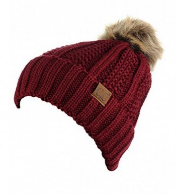 Quality Womens Fleece Slouchy Burgundy