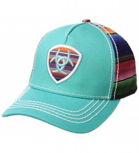 Ariat Women's 7-Post Snap Closure Cap - Turquoise - CY187NCMX36