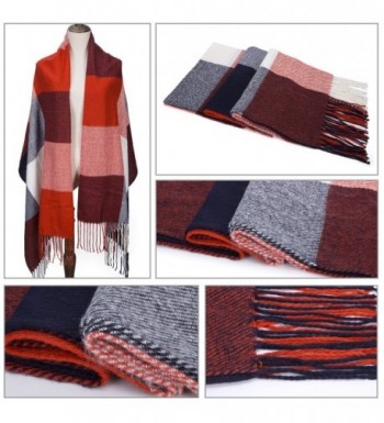 CHASOEA Womens Blanket Lattice Scarves in Fashion Scarves