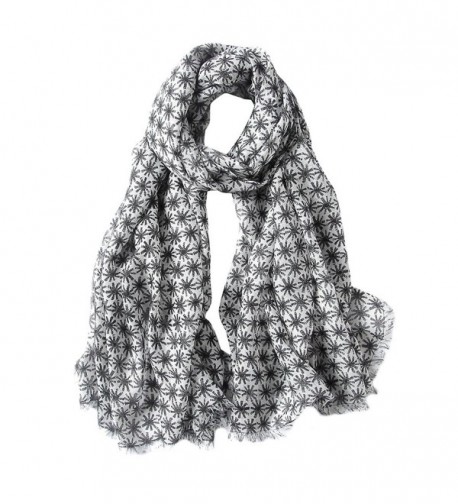 MaaMgic Womens Winter Long Polka Dot Scarf Ladies Warm Soft Pashmina Wrap - Black - CM185L4LL2T