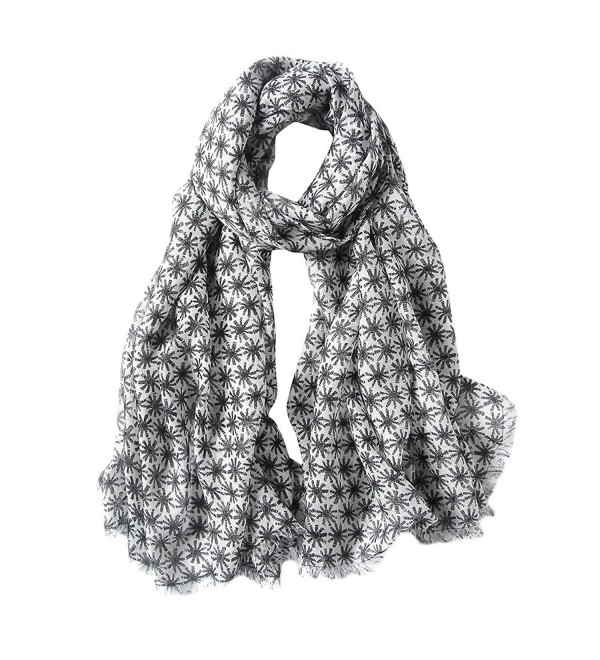 MaaMgic Womens Winter Long Polka Dot Scarf Ladies Warm Soft Pashmina Wrap - Black - CM185L4LL2T