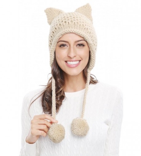 Bellady Winter Crochet Beanie Beige