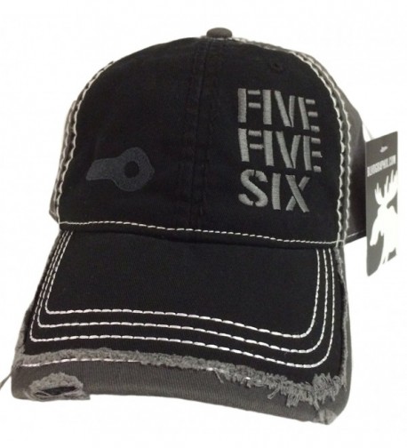 BlvdNorth Five Five Six Ar-15 Hat/Cap Black/Grey Distressed 5.56 2.23 - Black/Grey - CA12BHM4DBN