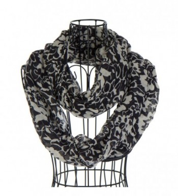 Pashmina Blossom Floral Infinity Scarfs