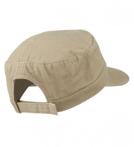 Garment Washed Adjustable Army Cap in Men's Baseball Caps
