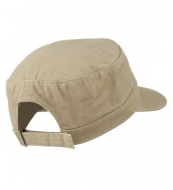 Garment Washed Adjustable Army Cap in Men's Baseball Caps
