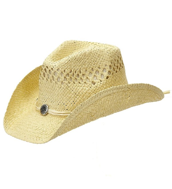 Shapeable Straw Country Cowboy Hat - Natural - CI12MAM10CU