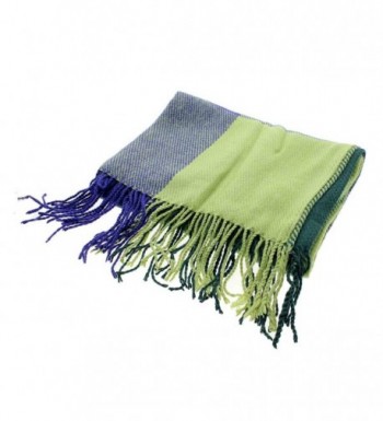 HuaYang Imitation Cashmere Thicken Blue_Green