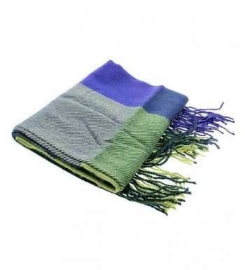HuaYang Imitation Cashmere Thicken Blue_Green in Cold Weather Scarves & Wraps