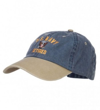 E4hats Navy Retired Military Embroidered