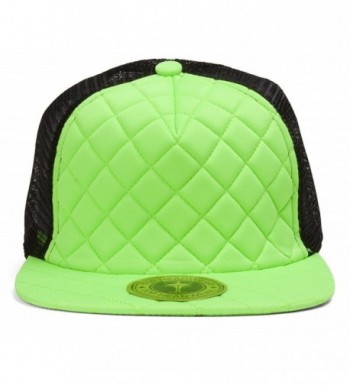 TopHeadwear Quilted Adjustable Trucker Hat