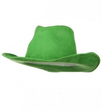 Suede Cowboy Hat - Lime - CT116S2W0UT