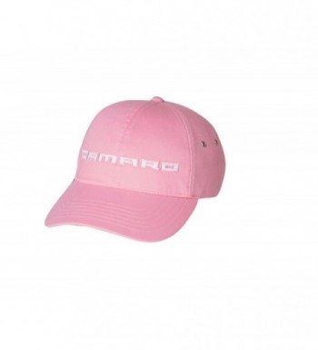 Chevy Camaro Script Pink w/ White Embroidery Hat - CK17YIXDRT7