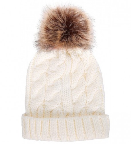 Simplicity Womens Winter Pompoms Beanie