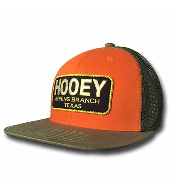 Hooey "Hometown" Orange and Green Trucker Cap - C517YYTZ95A