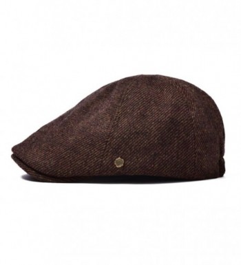 VOBOOM Winter newsboy Driving 182 Coffee in Men's Newsboy Caps