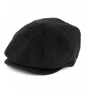 Jaxon Harlem Newsboy Cap - Black - CP110ZMZKRX