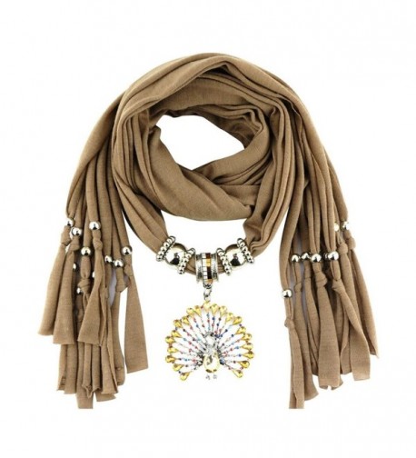 Iusun Luxury Gemstone Necklace Scarves