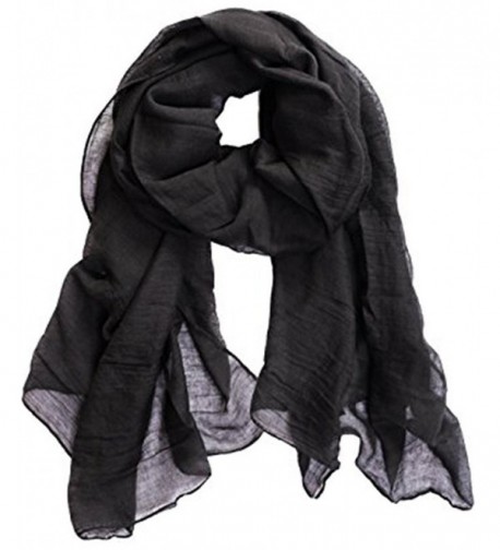 MEYKISS Cotton and Wool Blended Long Scarf 70.87" x 39.37" - Color 1 - CU17X6X205Z