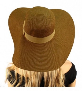 Ribbon Beach Summer Floppy Hat in Women's Sun Hats