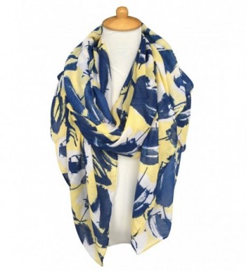 GERINLY Womens Scarves Leaves Flower