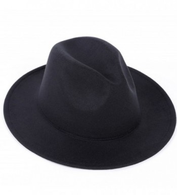 Clecibor Woolen Fedora Vintage Crushable in Women's Fedoras