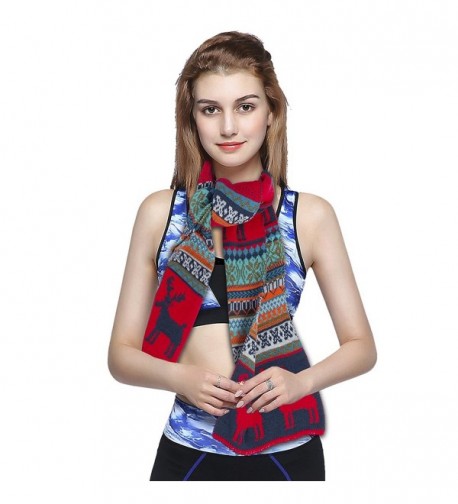 WELOVE Christmas Double Scarves Winter in Fashion Scarves