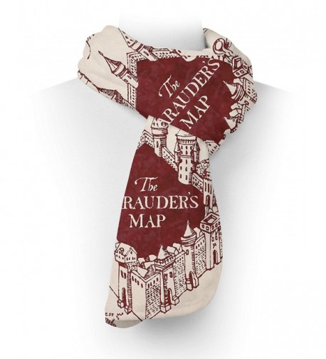 Marauder Map Fleece Scarf inches