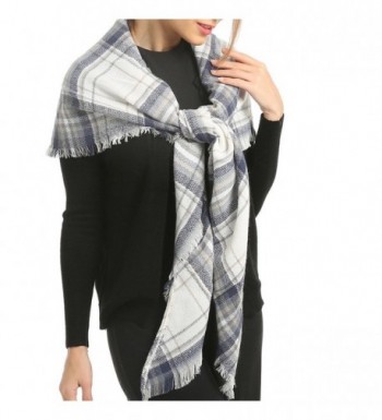 Blanket Scarf Poncho Plaid Women