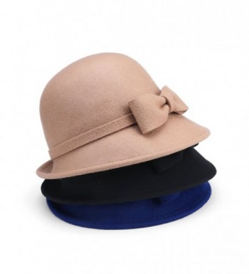 JOOWEN Womens Cloche Fedoras Trilby