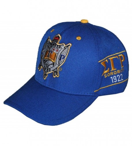 Sigma Gamma Rho Sorority Womens Adjustable Baseball Cap - CZ12NTEG19H