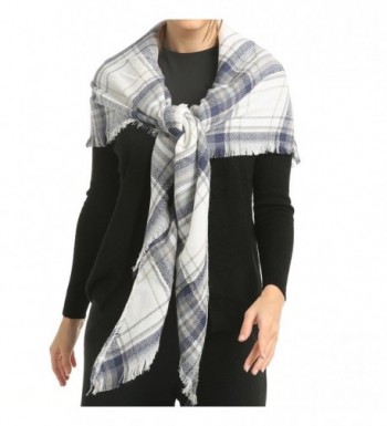 Blanket Scarf Poncho Plaid Women in Fashion Scarves