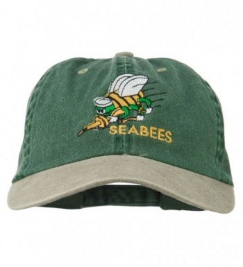 Navy Seabees Symbol Embroidered Dyed