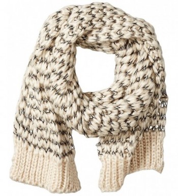 RAMPAGE Women's Loose Knit Oblong Scarf - Ivory - C712HPYKWOT