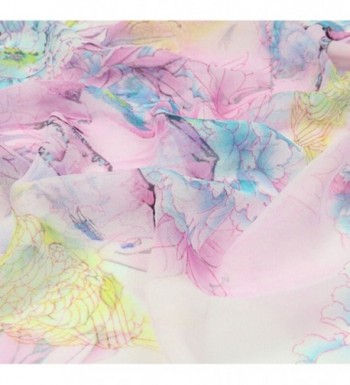 Freedi Lightweight Scarves Chiffon Flowers in Fashion Scarves