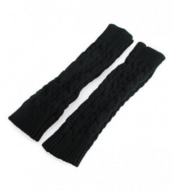 GUAngqi Womens Crochet Fingerless Gloves