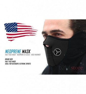 B2Ful Store - NEW Black - Half Face Mask - Motorcycle - Ski - Neck Warmer - CN11JPX9OYD