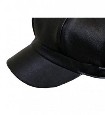 Qunson Womens Vintage Leather Newsboy in Women's Newsboy Caps