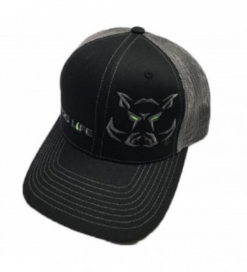 Hog LIfe In the Dark Grey & Black Cap (HLC-101) - CX12ODA3CQG