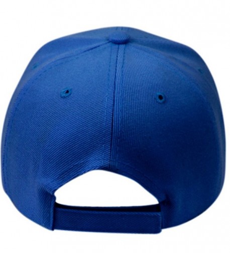 Plain Baseball Blank Velcro Adjustable in Men's Baseball Caps