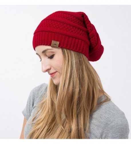 Slouchy Cable Beanie Tough Headwear in Men's Skullies & Beanies