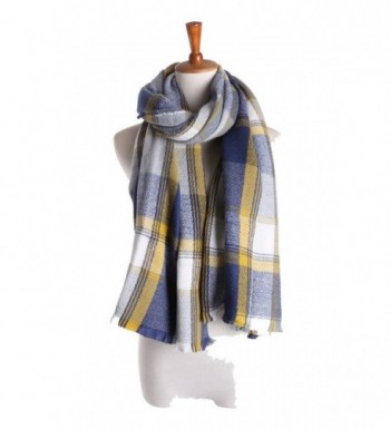 2017 Womens Mens Fashionable Blanket Plaid Winter Scarf Shawl Wrap Scarves - A - CN128TMYCP1