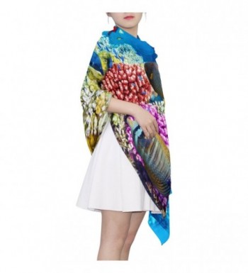 Tropical JSTEL Elegant Fashion Neckerchief in Wraps & Pashminas