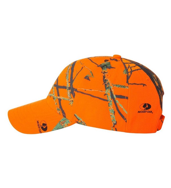 Kati Hunter's Structured Camo Cap- Mossy Oak Break-Up Blaze Orange- Adjustable - CN118N77LW9