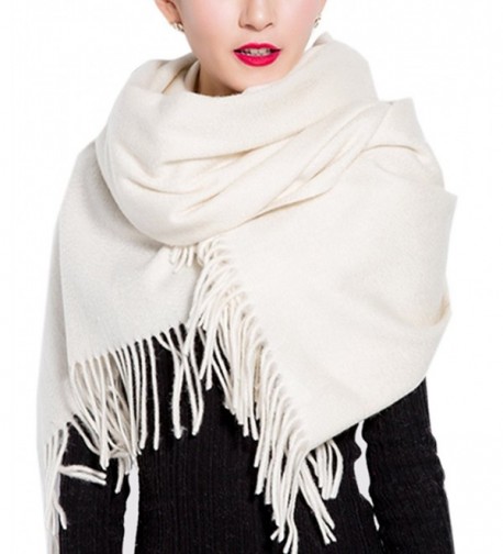 Womens Cashmere Oversized Blanket Tassel in Wraps & Pashminas