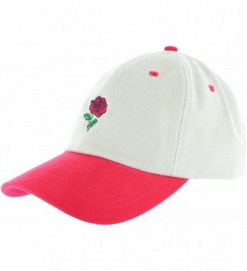 Rose Flower Dad Hat Cap