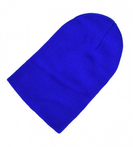 Raylarnia Comfortable Oversized Knitted Caps Royal in Men's Skullies & Beanies