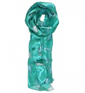 Ted Jack Dolphin Print Scarf