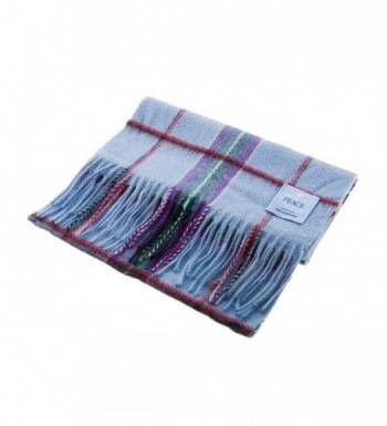 Lambswool Scottish World Peace Tartan in Fashion Scarves