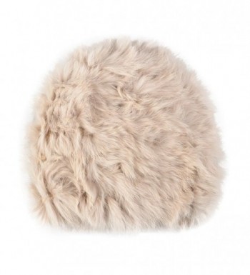 Autumn Winter Women Lady 100% Real Rabbit Fur Hand Knit Beanie Hat Cap ...